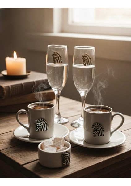 2 Li Zebralı Porselen Fincan Set fırsatları