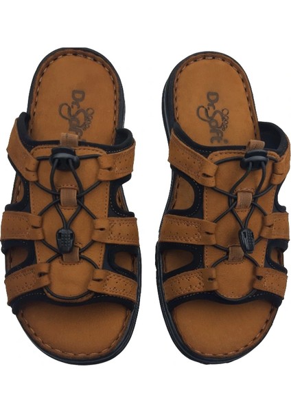 Erkek Deri Terlik 024-0043 - Taba indirimleri