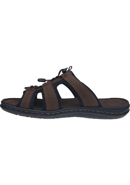 Erkek Deri Terlik 024-0043 - Kahve fiyatları