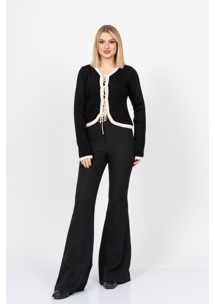 Becca Bağcıklı Triko Kazak 137 fırsatları