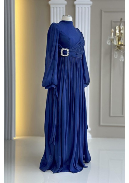 Hira Abiye Elbise Lacivert modelleri
