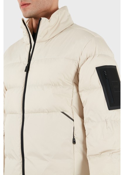 Kapitoneli Regular Fit Dik Yaka Su Itici Şişme Mont Erkek Mont 50544322 131