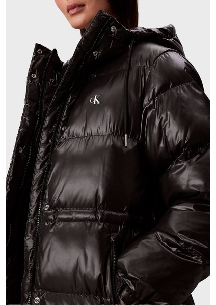 Kapitoneli Relaxed Fit Kapüşonlu Uzun Şişme Mont LV047D506GUB1 Bayan Mont LV047D506G Ub1 fırsatları