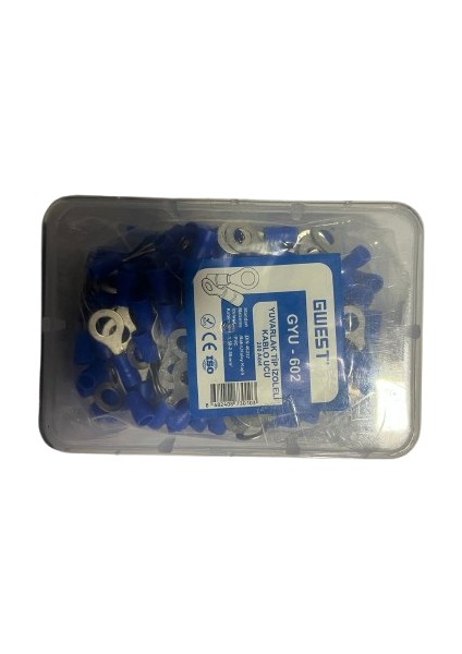 Yuvarlak Tip Izoleli Kablo Ucu GYU-602 Lacivert Adet 200