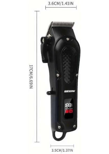 Profesyonel Saç Kesme Aleti Dijital Saç Sakal Tıraş Makinesi Uzun Ömürlü indirimleri