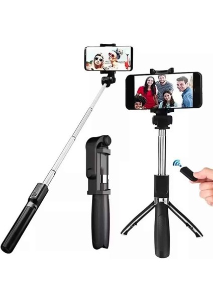 Selfie Çubuğu Tripod Bluetooth Kumandalı Selfie Çubuğu Telefon Tutucu fiyatları