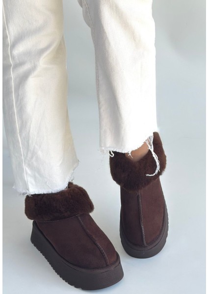 Edali Kahverengi Süet Bot - Lisinya modelleri