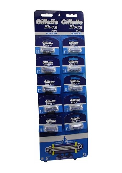 Gillette Blue3 Jilet Kartelalı 10 Parça (5361)