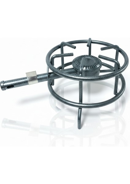 26 cm Dövme Antrasit Küçük Boy Volkan Ocak – Tüp Uyumlu, Dayanıklı Dövme Gövde