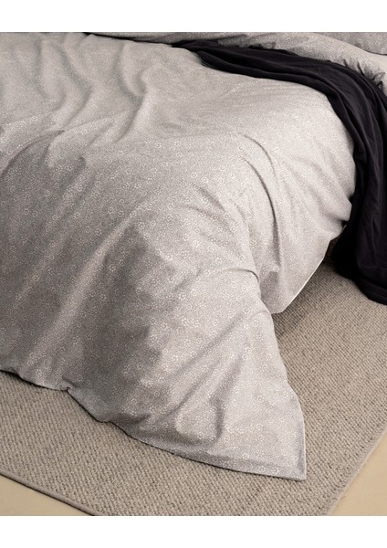 Alida Tek Kişilik %100 Pamuk Ranforce Baskılı Nevresim Takımı - Gri fiyatları