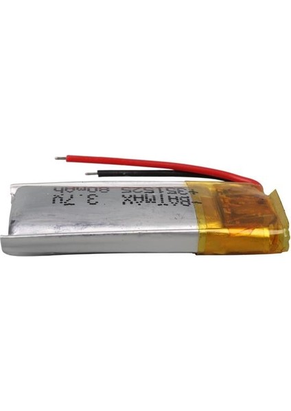 351525 3.7V 80MAH Lityum Polimer (Li-Po) Batarya Ciklet Pil modelleri