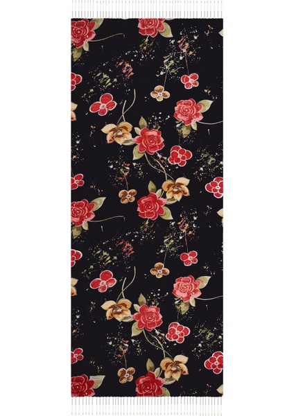 Yaz Bahçesi Desenli Ipek Şal modelleri