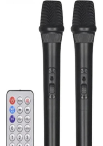 Hepu HP-976 Partybox Bluetooth Hoparlör 8 Woofer 40W Güç 2 Kablosuz Mikrofon Kumanda indirimleri