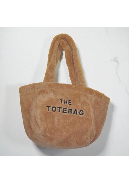 Kadın Peluş Tote Çanta – Yumuşak Dokulu Trend Günlük Çanta