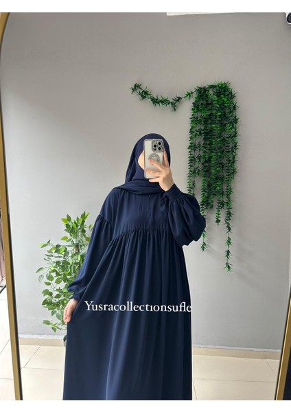 Tesettür Liza Elbise Kol Bağlamalı fiyatları