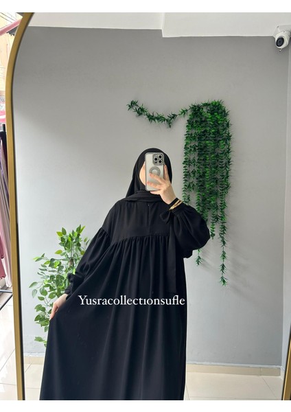 Tesettür Liza Elbise Kol Bağlamalı fırsatları