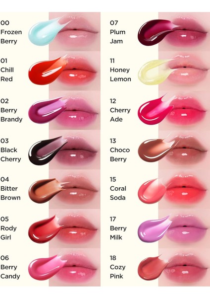Juicy Berry Plumping Lip Oil 12 Cherry Ade - Dolgunlaştırıcı Etkili Gloss Tipi Vegan Dudak Yağı indirimleri