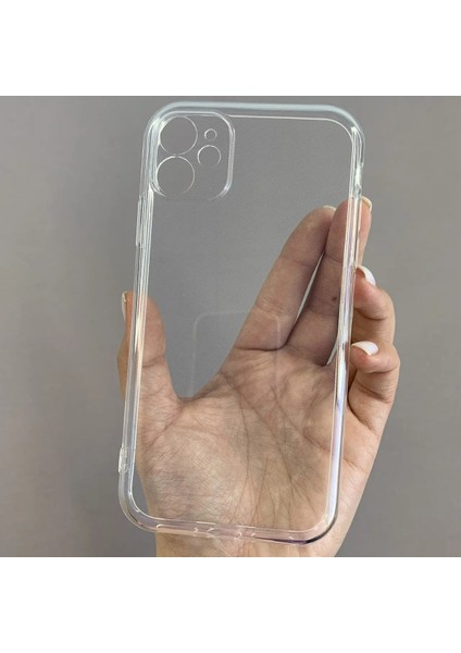 Iphone 11 Uyumlu Şeffaf Silikon Kamera Korumalı Kılıf