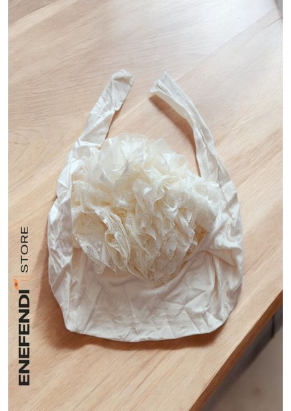 4 Adet Silikonlu Fırfırlı Likralı Bone Kaymayan Topuz Bonesi Dikişsiz(Siyah•beyaz•krem•lacivert)