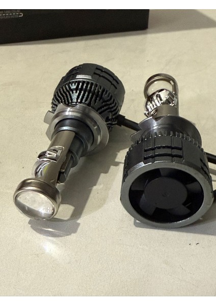 H7 Mercekli Mega 75WATT 22.000 Lümenled Farled Zenon Garantili Mercekli H7 Profesyonel Güçlü Aydınlaltma