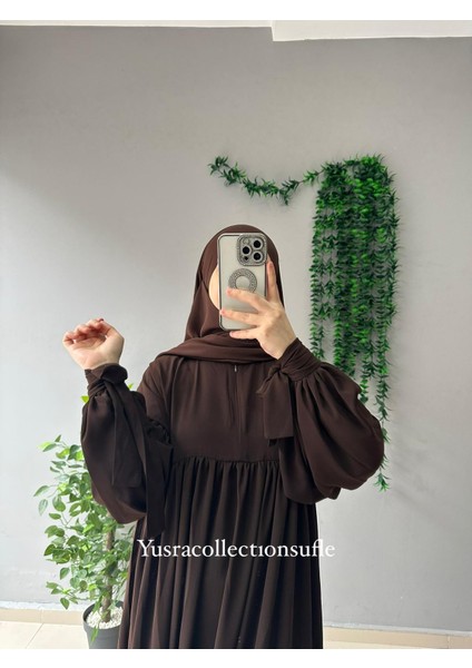 Tesettür Liza Elbise Kol Bağlamalı fiyatları