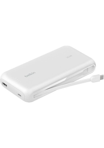 BPB024FQWH Boostcharge 20.000 Mah 30W Entegre Usb-C Kablolu Powerbank – Beyaz