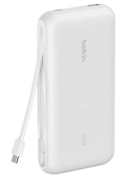 BPB024FQWH Boostcharge 20.000 Mah 30W Entegre Usb-C Kablolu Powerbank – Beyaz fiyatları