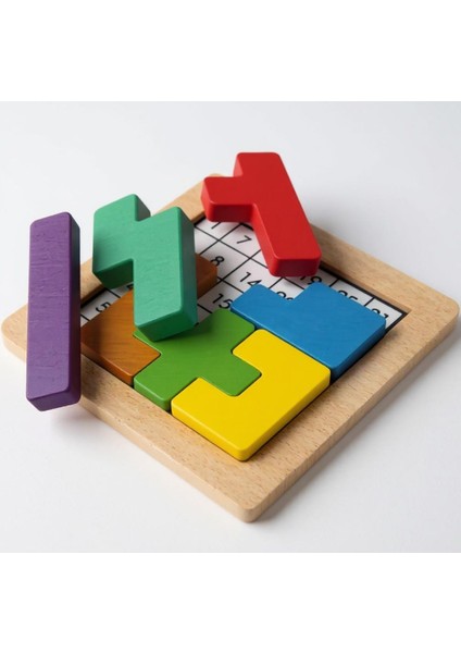 Redka Pratik Zeka 2 Ahşap Akıl ve Mantık Oyunu - Eğitici Puzzle