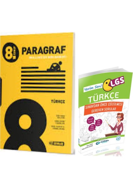 8.sınıf Hız Türkçe Paragraf Soru Bankası ve Lgs Yerim Seni Türkçe