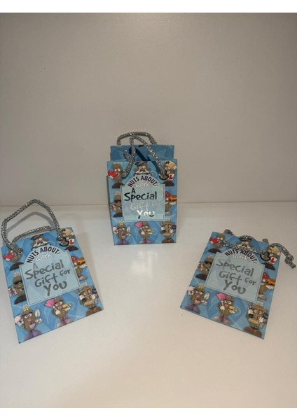 Hediye Çantası 3lü Mavi fiyatları