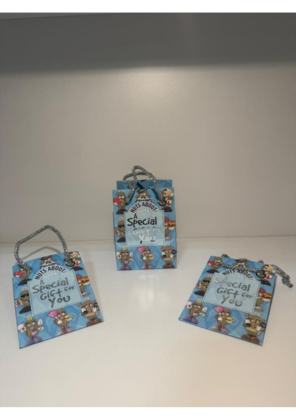 Hediye Çantası 3lü Mavi modelleri