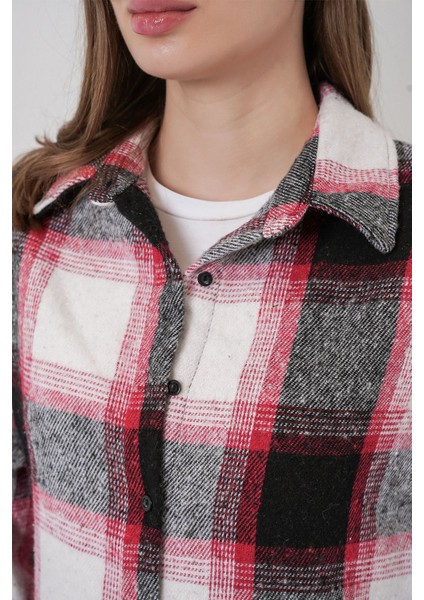 Kadın Bdart Regular Fit Oduncu Gömlek Tuğla Kırmızısı indirimleri