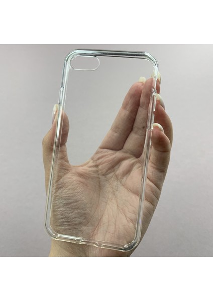 Iphone 7 Iphone 8 Uyumlu Şeffaf Silikon Kamera Kısmı Açık Kılıf