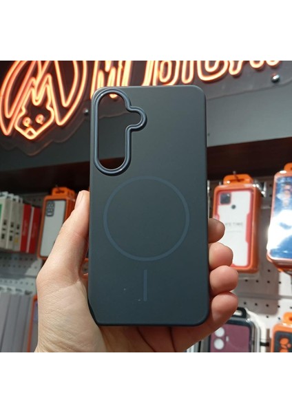 Samsung S25 Uyumlu Siyah Şık Tasarım Ince Kılıf