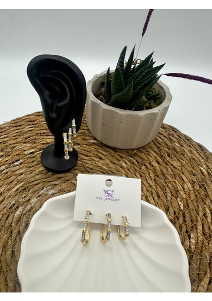 316L Çelik 3lü Yıldız Model Halka Küpe fiyatları