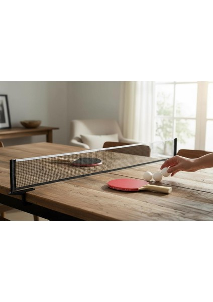 Matrax Sport Fileli Masa Tenisi Seti - 2 Raket + 3 Top + File Aparatı fiyatları