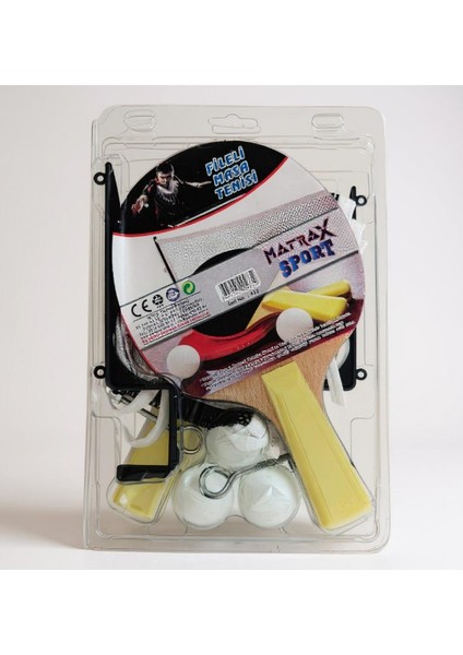 Matrax Sport Fileli Masa Tenisi Seti - 2 Raket + 3 Top + File Aparatı modelleri