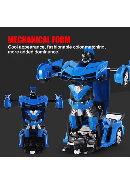 Uzaktan Kumandalı Şarjlı Robota Dönüşen Araba Işıklı 1/18 Ölçek Transformers Robota Dönüşen Oyuncak Araba fırsatları