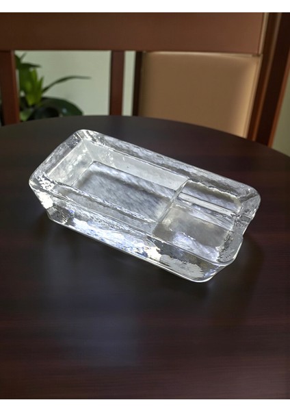 Puro Küllüğü Şık Cam Küllük Tekli Ağır Kalın Kül Tabla 1100GR