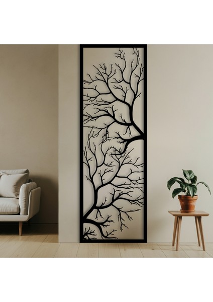 Kışın Sessizliğinde Kuruyan Ağaç Temalı Ahşap Duvar Tablosu fiyatları