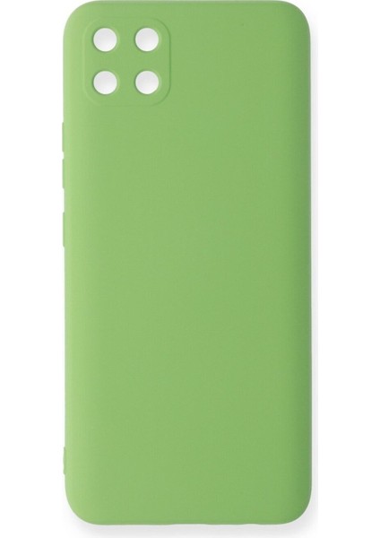 Oppo Reno 4 Pro Uyumlu Açık Yeşil Silikon Esnek Kamera Korumalı Kılıf