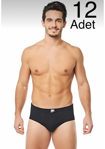 Mc Morcity Tutku Erkek 12"li Paket %100 Pamuklu Silip Külot 0109