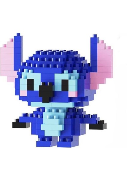 Stitch 3D Yapboz Figürü (146 Parça) | Nano Blok Koleksiyon Seti | Mini Bricks Hobi Oyuncak