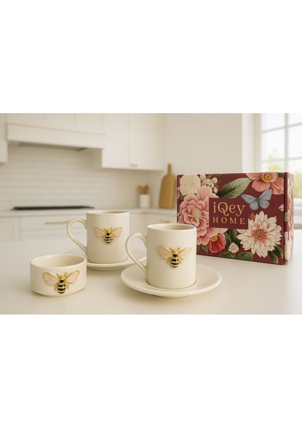 Porselen Arı Figürlü Kahve Fincanı fiyatları