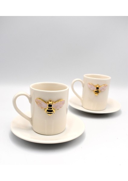 Porselen Arı Figürlü Kahve Fincanı modelleri