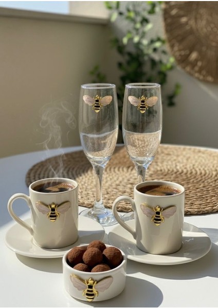 Porselen Arı Figürlü Kahve Fincanı indirimleri