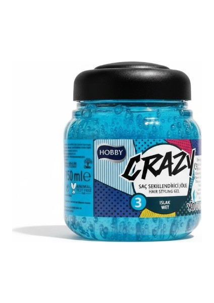 Hobby Crazy Islak Görünüm Saç Şekillendirici Jöle - 150 ml modelleri
