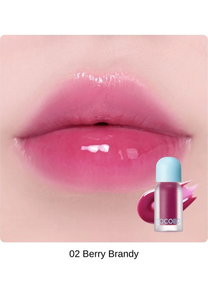 Juicy Berry Plumping Lip Oil 02 Berry Brandy - Dolgunlaştırıcı Etkili Gloss Tipi Vegan Dudak Yağı fırsatları