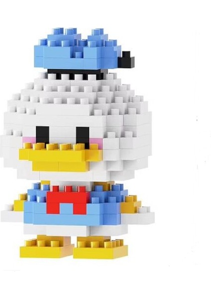 Donald Duck Disney 3D Yapboz Figürü (150 Parça) | Nano Blok Mini Bricks Seti Koleksiyon