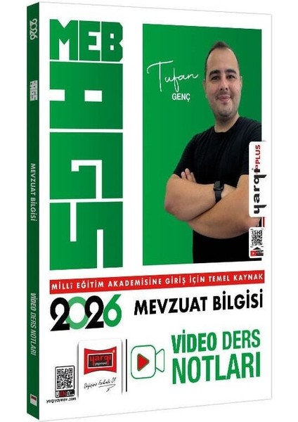 2026 Meb-Ags Mevzuat Bilgisi Video Ders Notları - Tufan Genç Yargı Yayınları